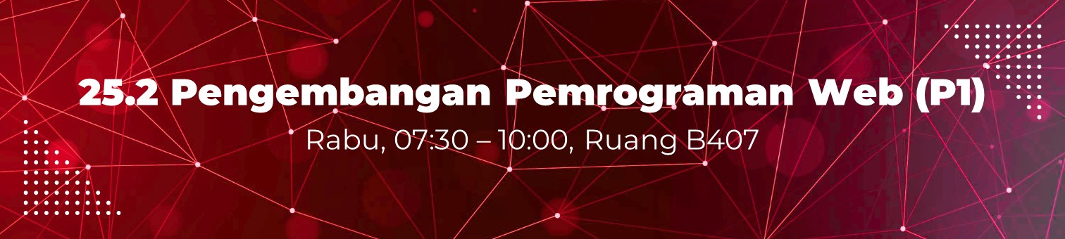 Pengembangan Pemrograman Web (37009 P1 39010) 252
